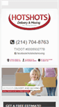 Mobile Screenshot of hotshotsmoving.com